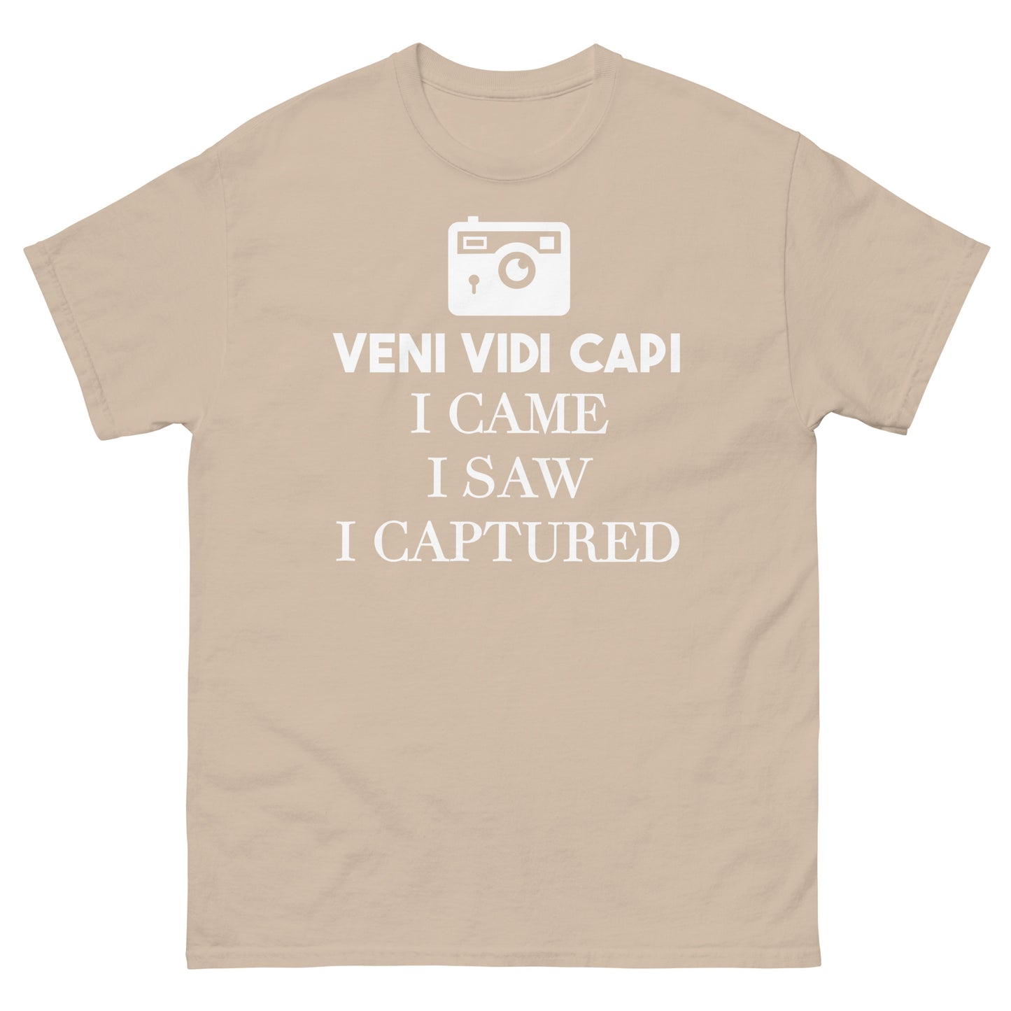 T-shirts Homme - Capi Veni Vidi - Logo Blanc