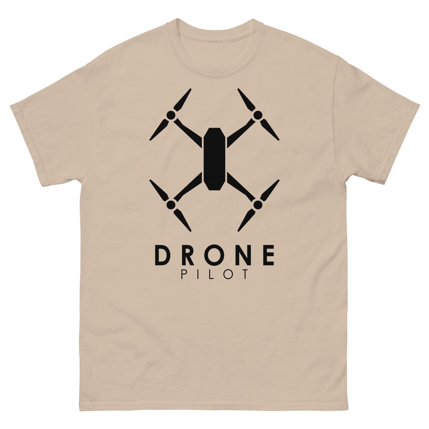 T-shirts Homme - Pilote de Drone - Logo Noir