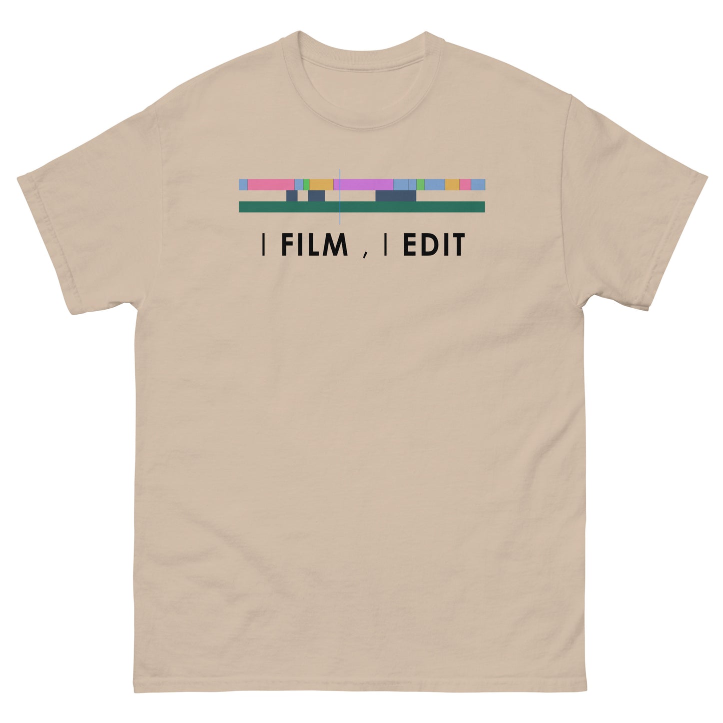 T-shirts Homme - Je filme j'édite - Logo noir