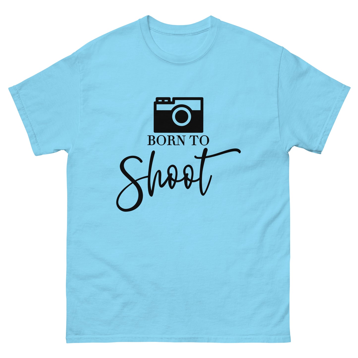 T-shirts Homme - Born to shoot - Logo noir