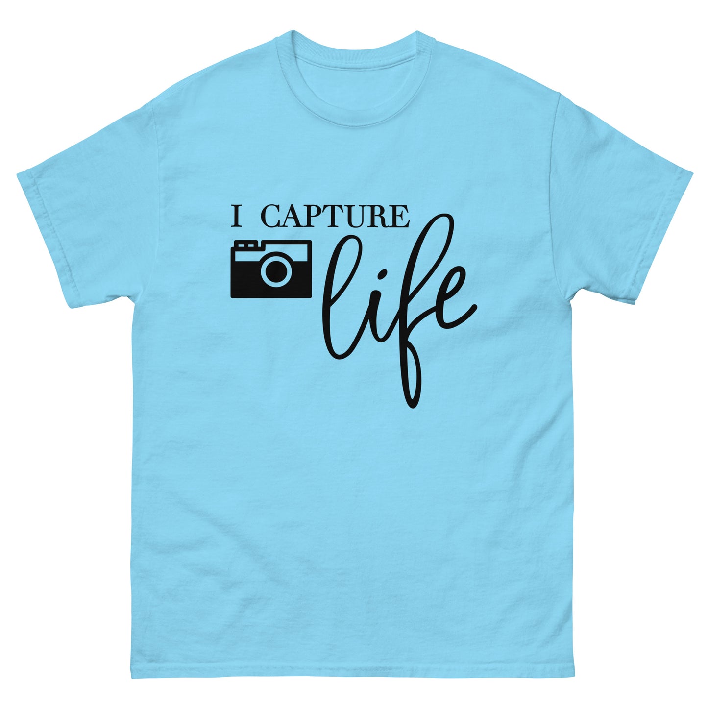 T-shirts Homme - Je capture la vie - Logo noir