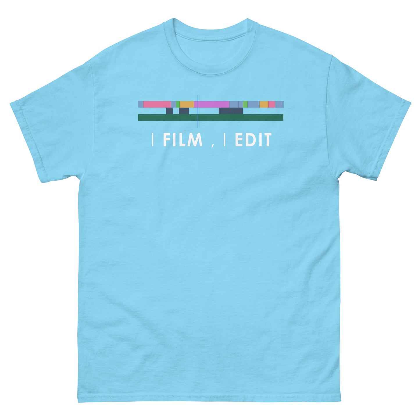 T-shirts Homme - Je filme je monte - Logo Blanc