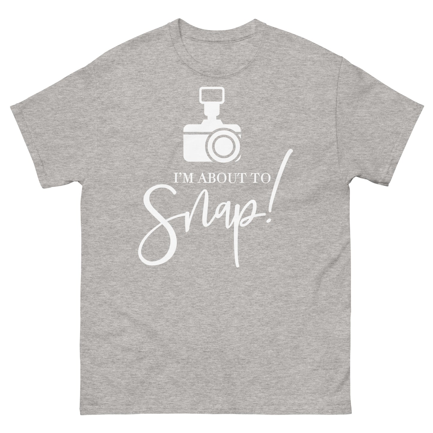 T-shirts Homme - Je suis sur le point de craquer - Logo Blanc