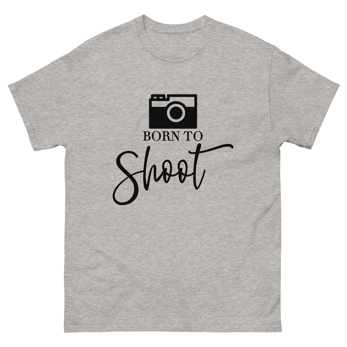 T-shirts Homme - Born to shoot - Logo noir