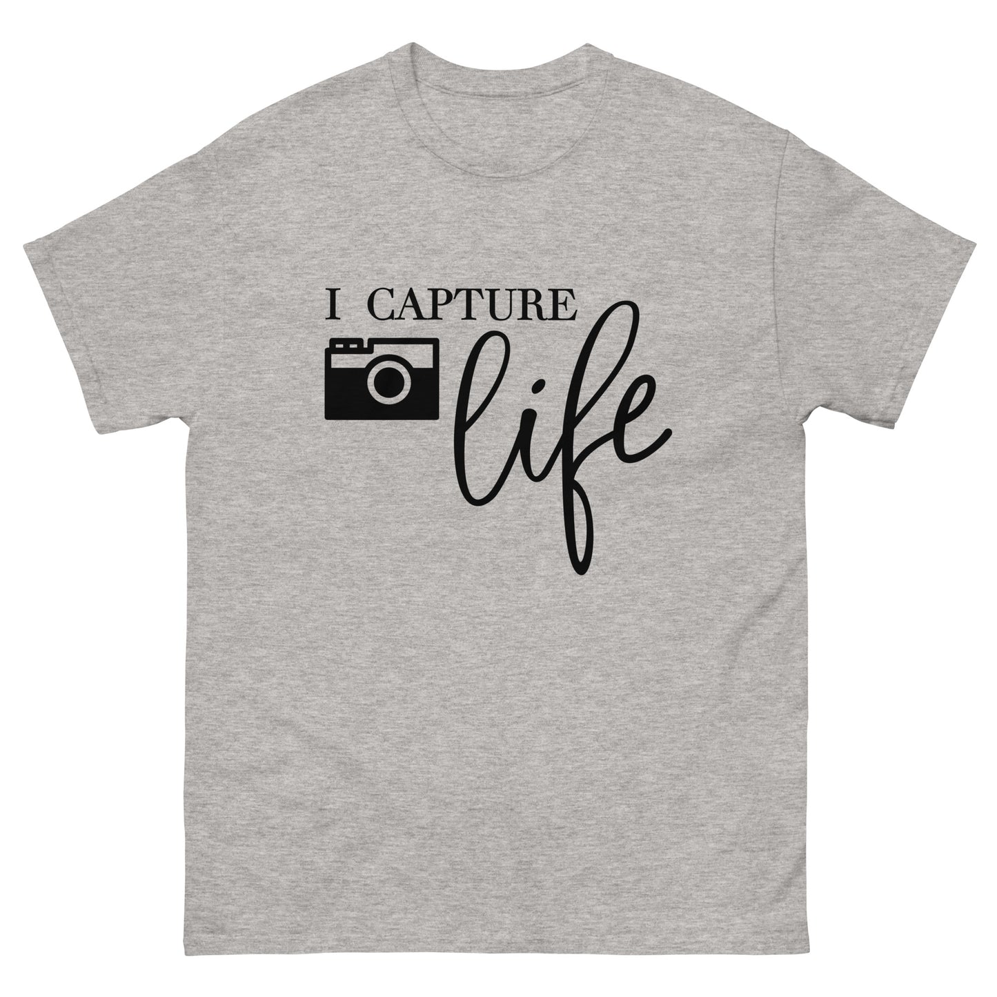 T-shirts Homme - Je capture la vie - Logo noir
