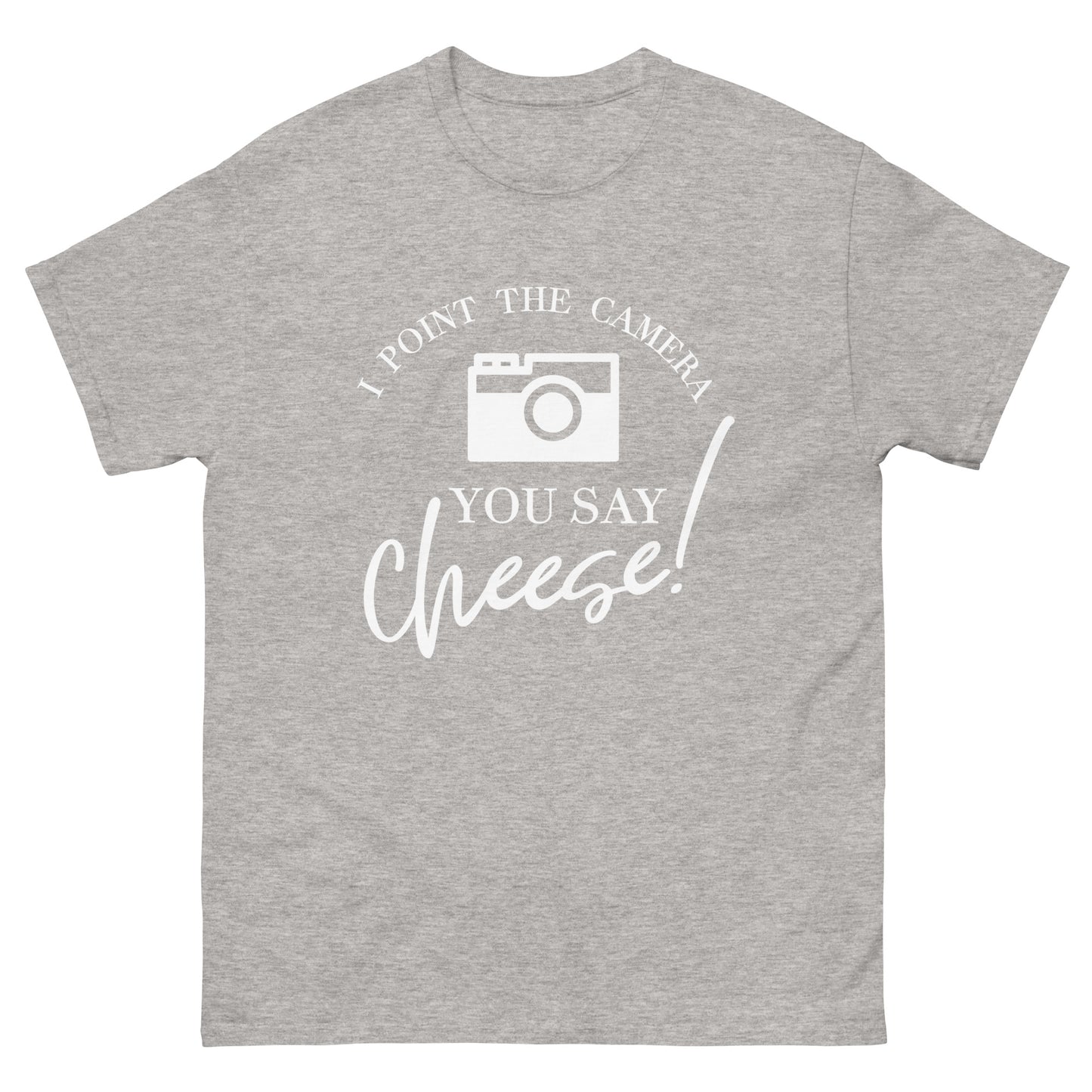 T-shirts Homme - Tu dis cheese - Logo blanc