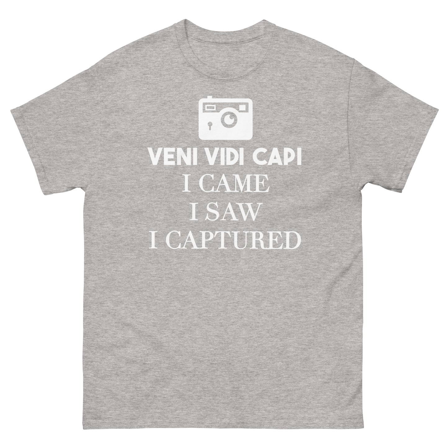 T-shirts Homme - Capi Veni Vidi - Logo Blanc