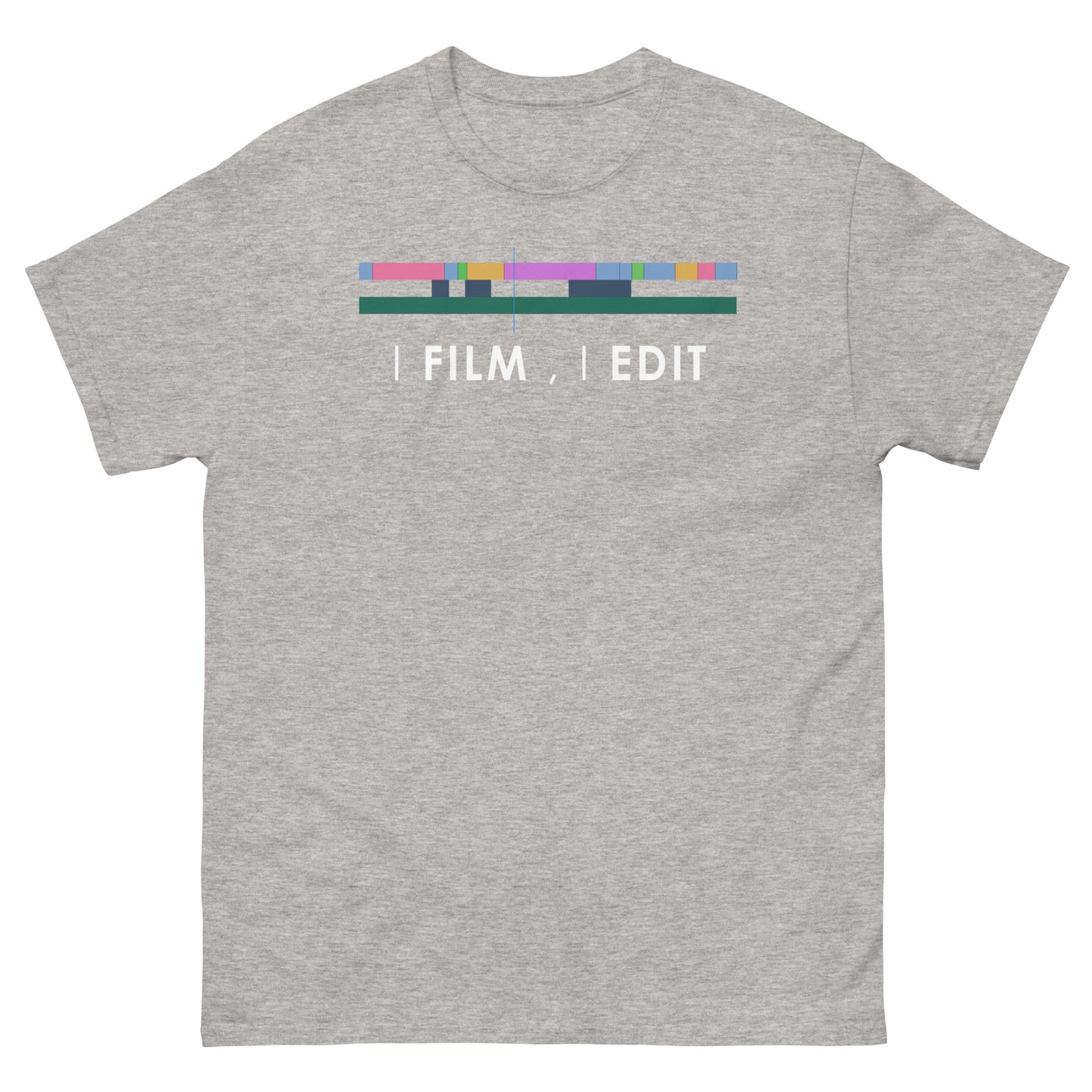 T-shirts Homme - Je filme je monte - Logo Blanc