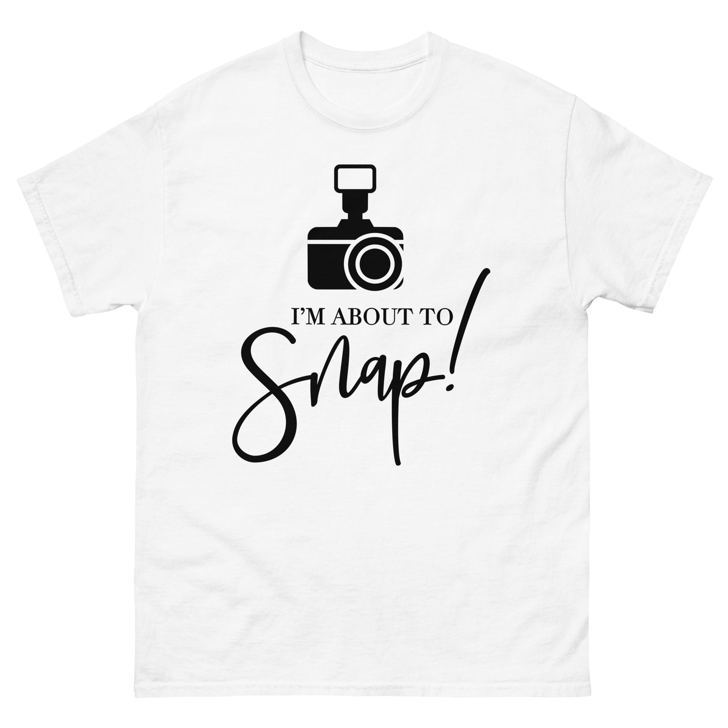 T-shirts pour hommes - Je suis sur le point de craquer - Logo noir