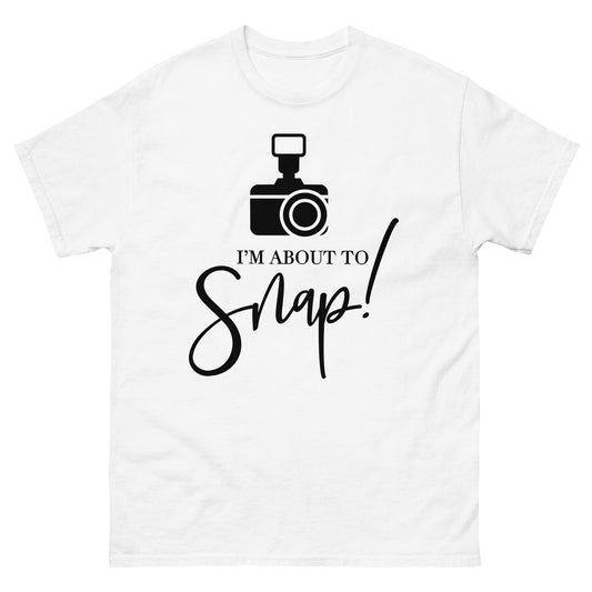 T-shirts pour hommes - Je suis sur le point de craquer - Logo noir