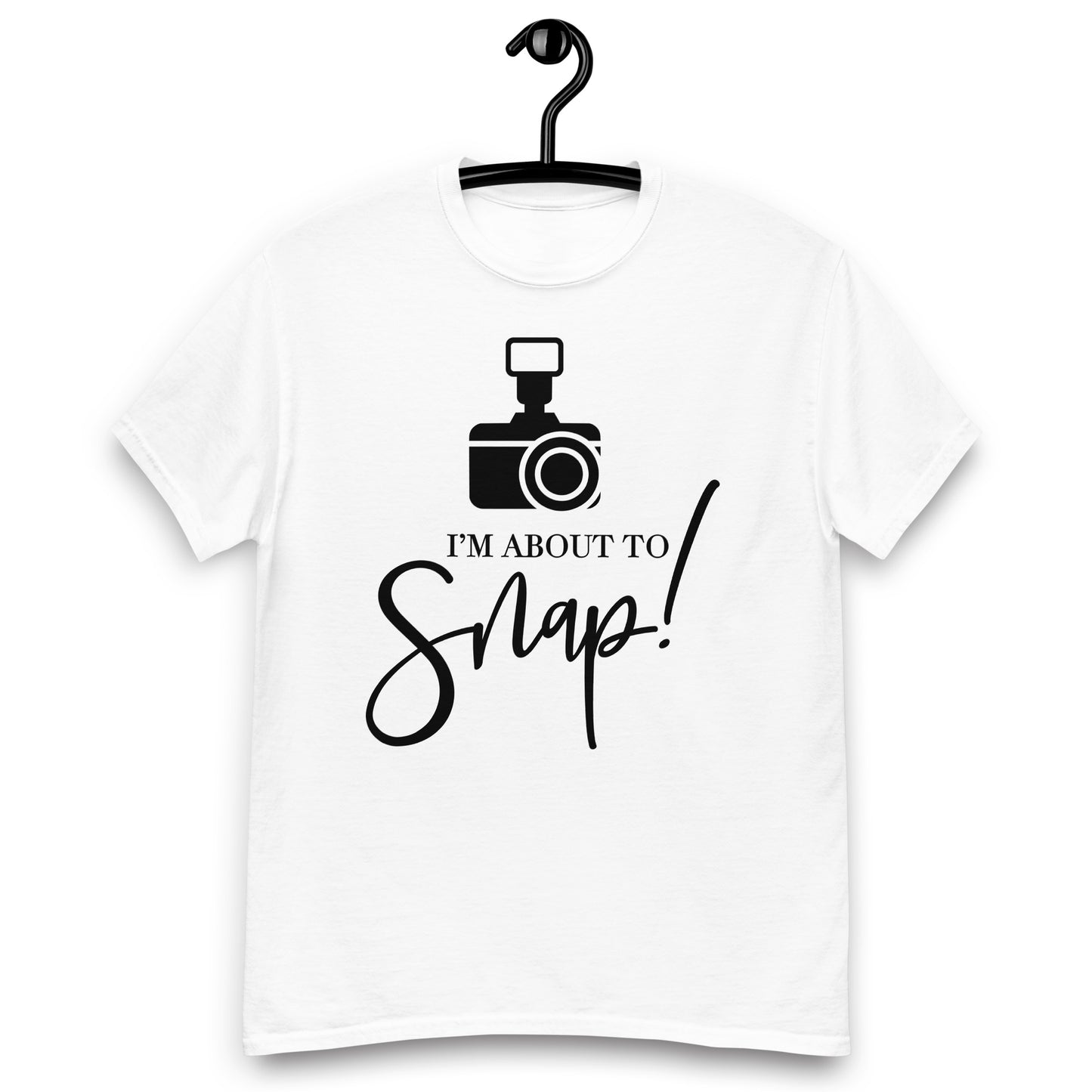 T-shirts pour hommes - Je suis sur le point de craquer - Logo noir