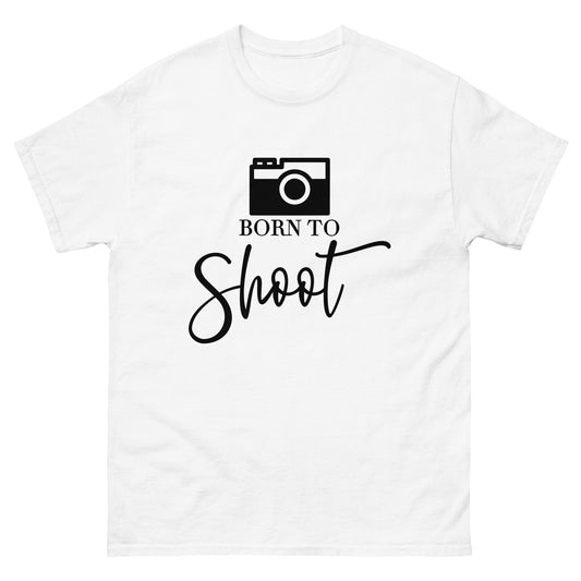 T-shirts Homme - Born to shoot - Logo noir