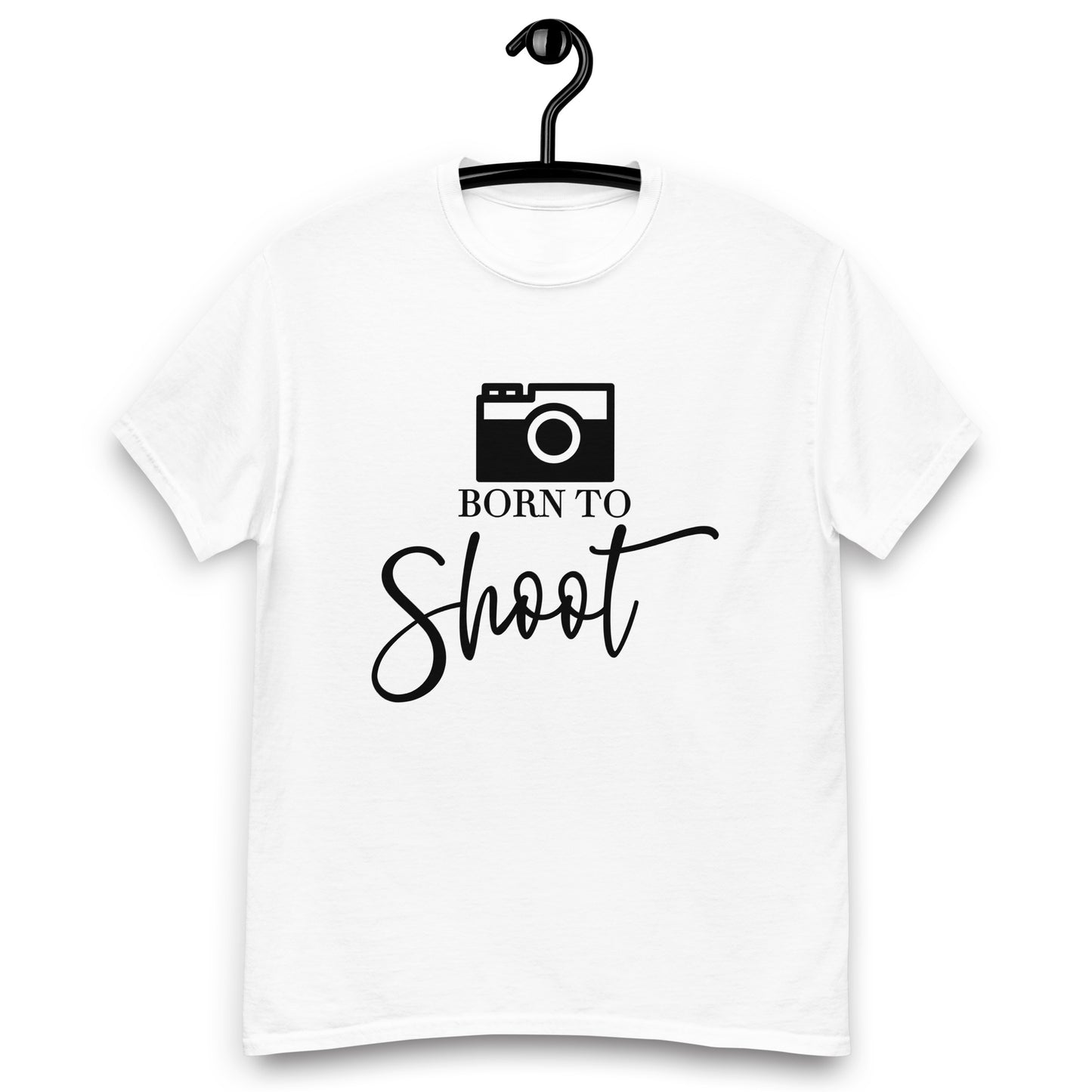 T-shirts Homme - Born to shoot - Logo noir
