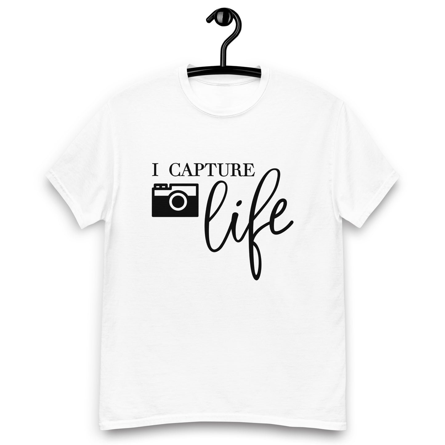 T-shirts Homme - Je capture la vie - Logo noir