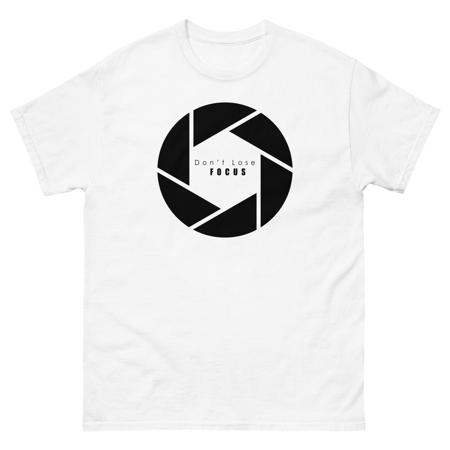 T-shirts pour hommes - Don't Lose Focus - Logo noir