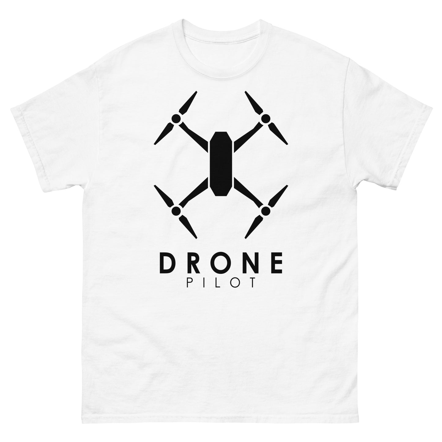 T-shirts Homme - Pilote de Drone - Logo Noir