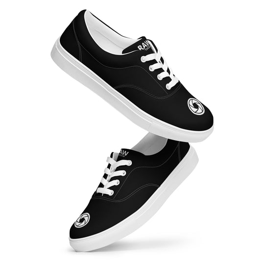 Chaussures en toile à lacets pour hommes