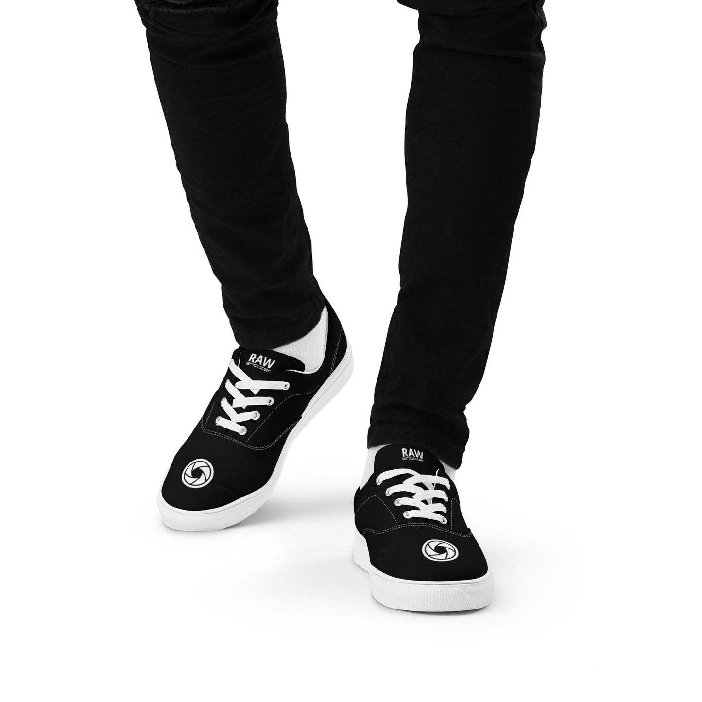 Chaussures en toile à lacets pour hommes
