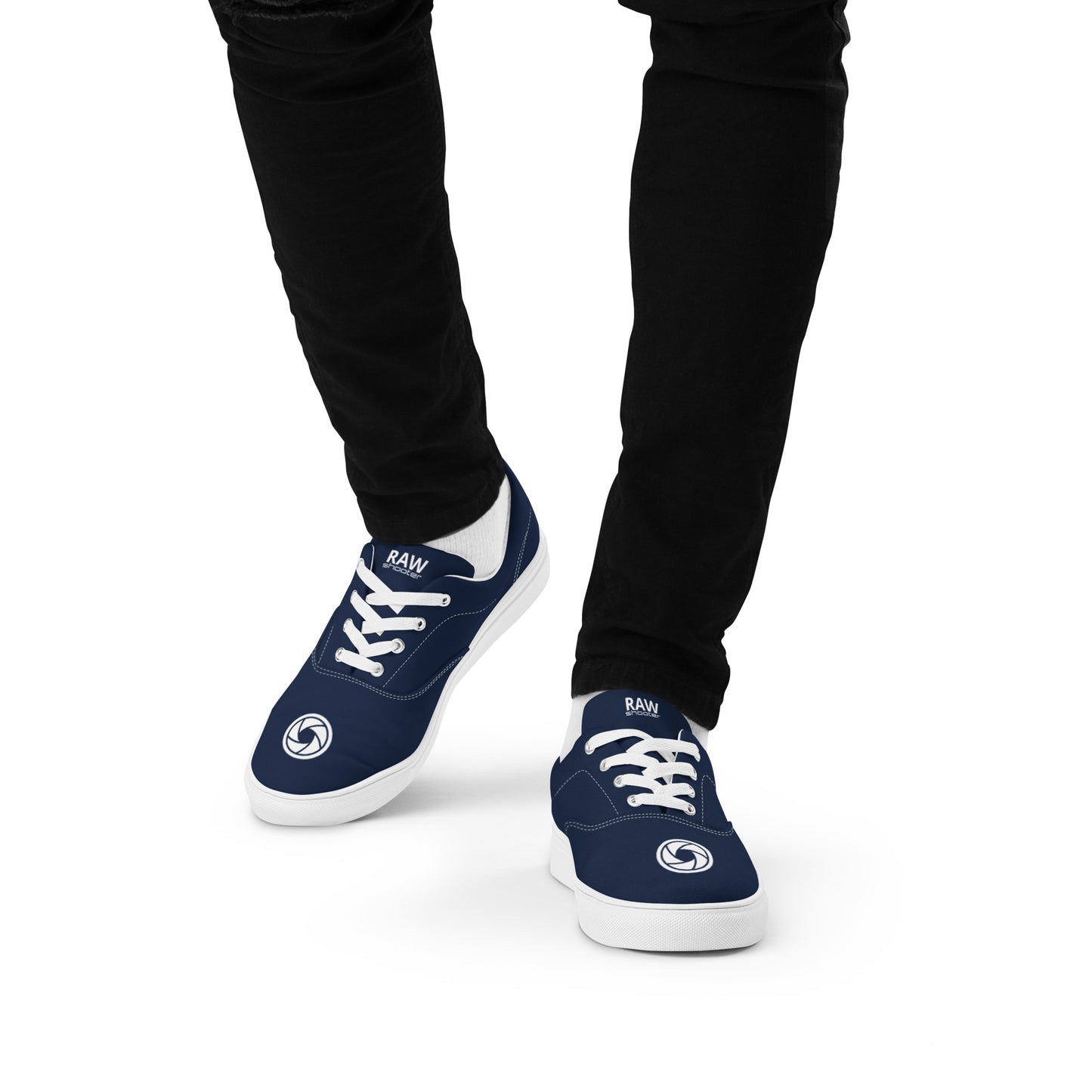 Chaussures en toile à lacets pour hommes