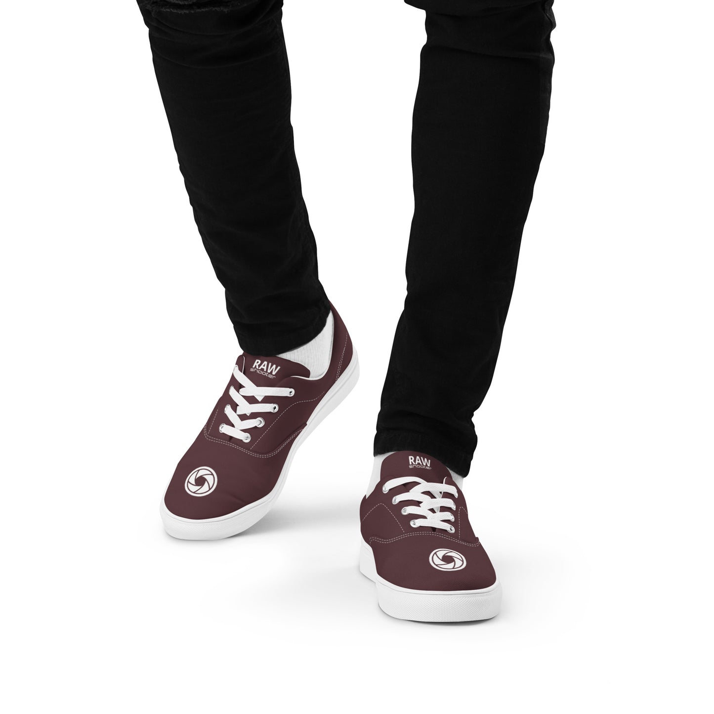 Chaussures en toile à lacets pour hommes