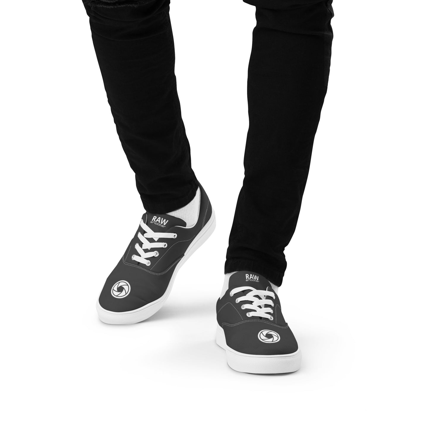 Chaussures en toile à lacets pour hommes