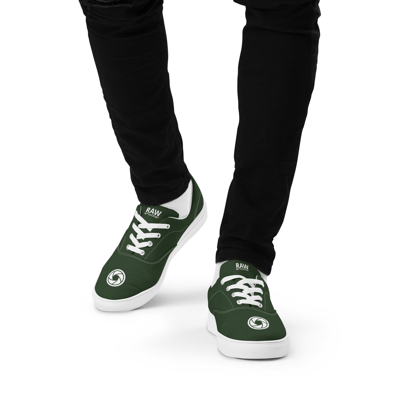 Chaussures en toile à lacets pour hommes