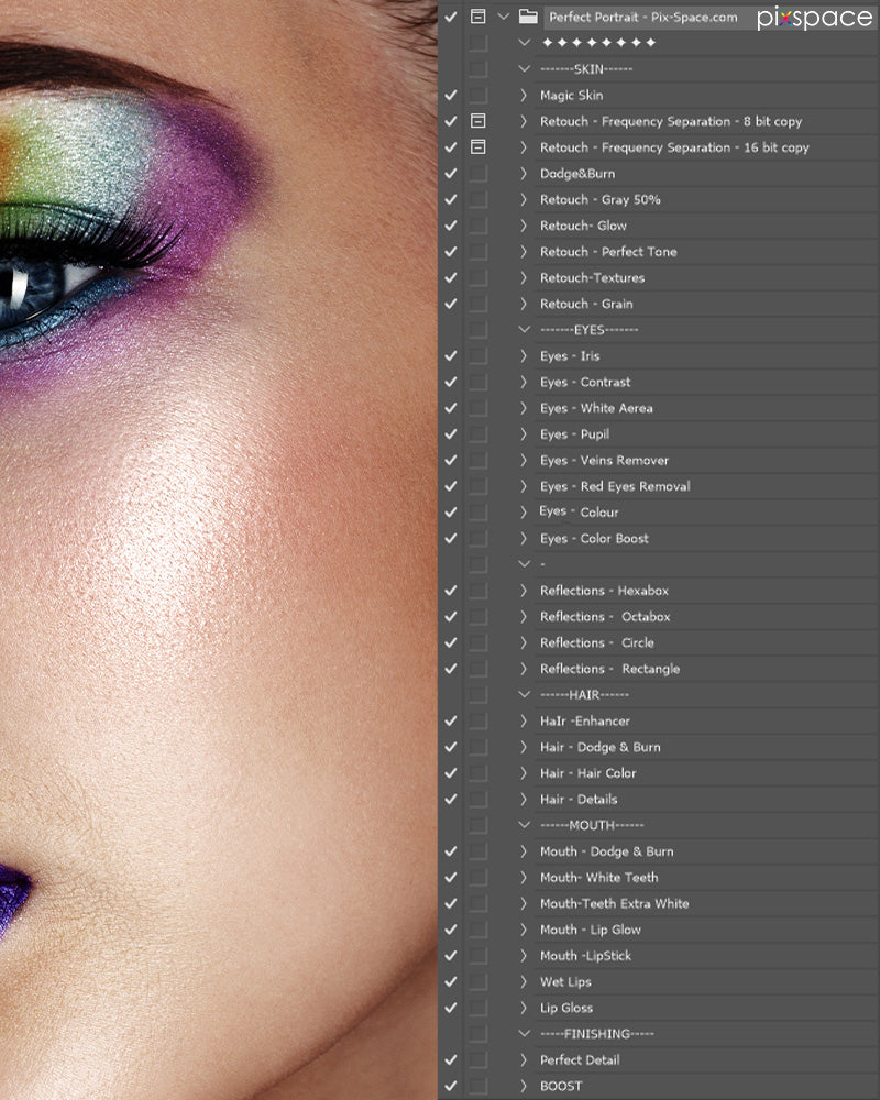 Perfect Portrait - Photoshop Action