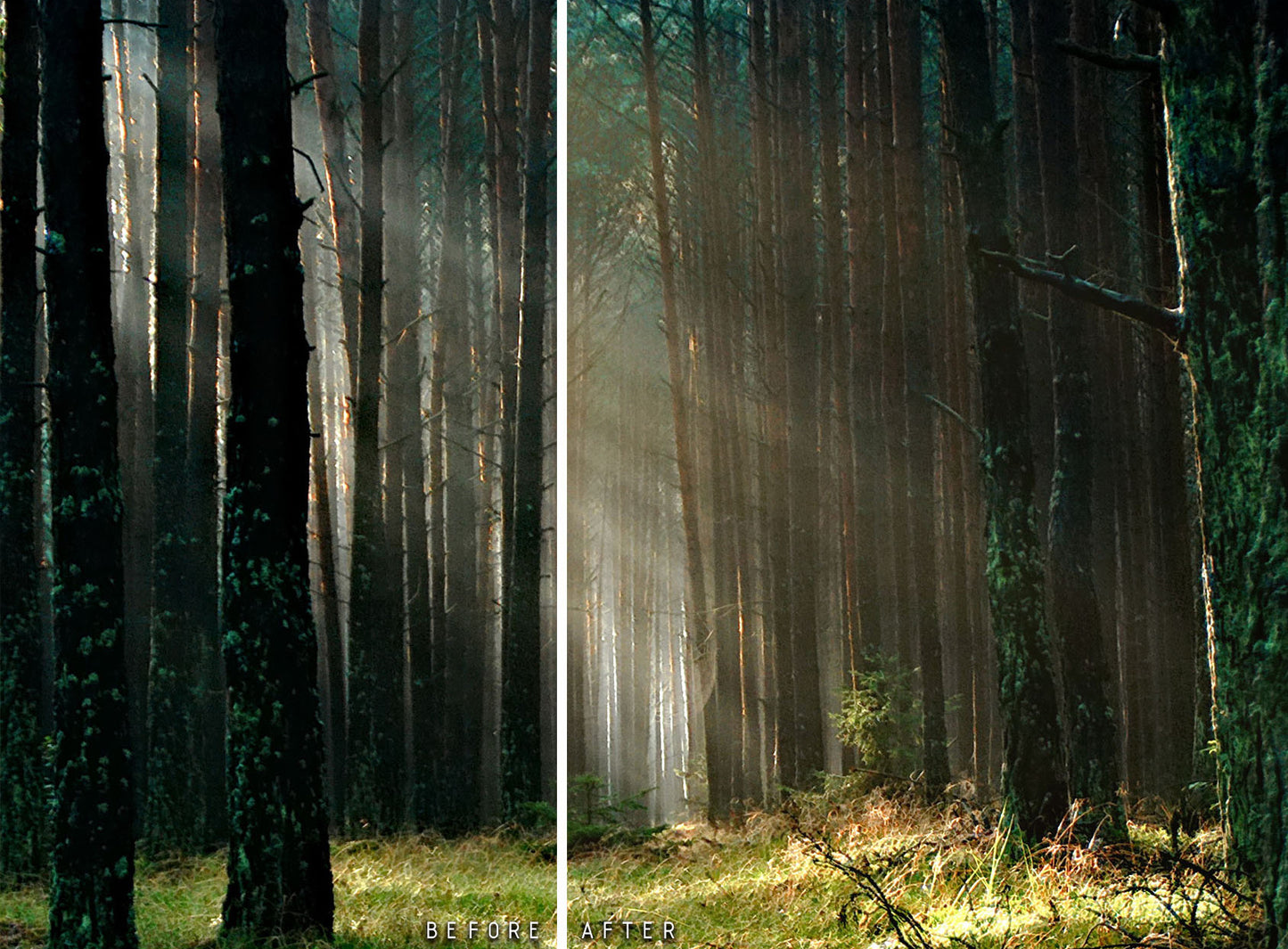Rayons lumineux - Superpositions