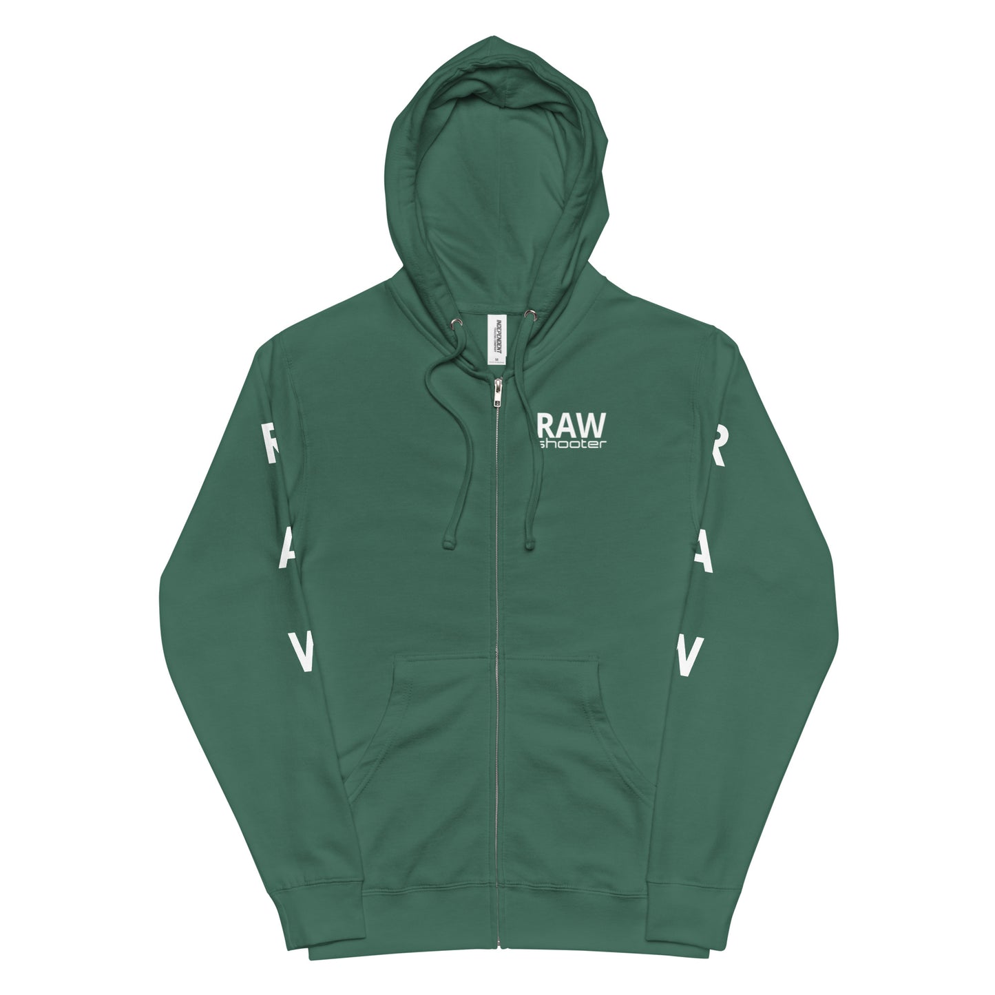 Sweat à capuche unisexe zippé en molleton