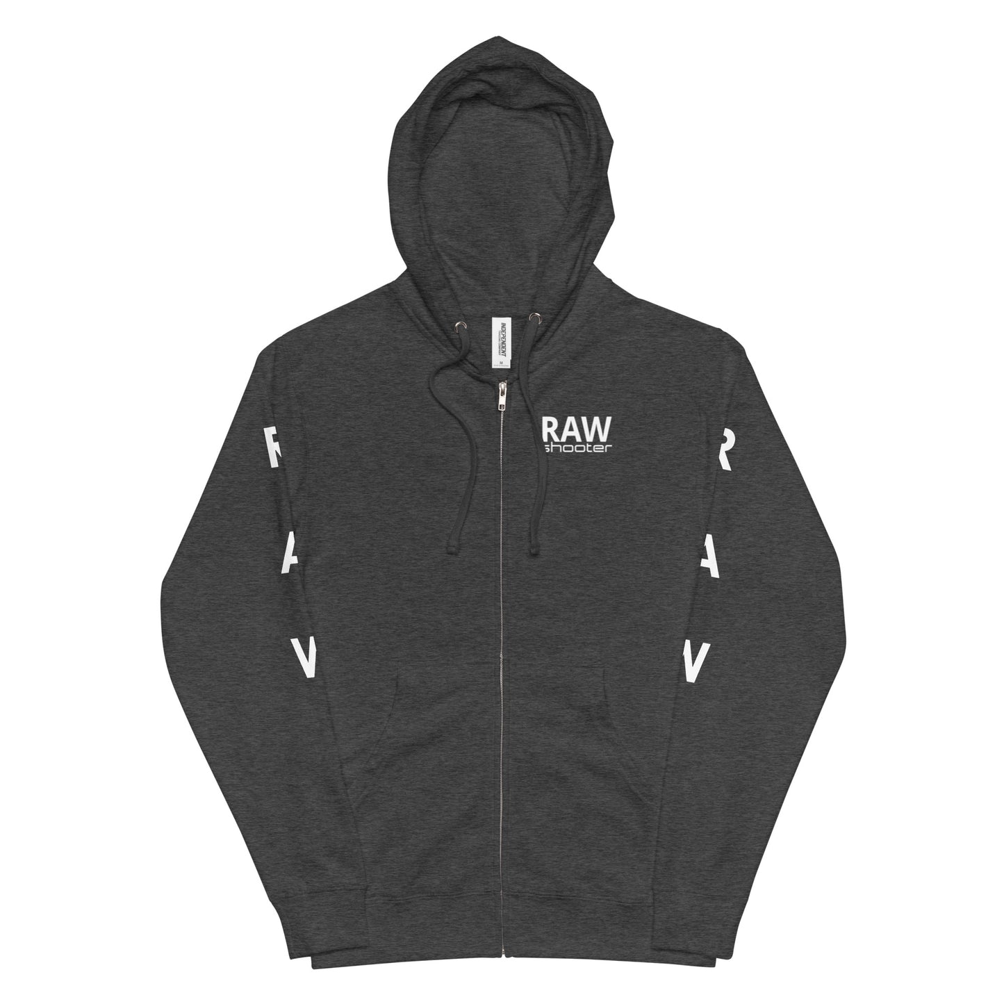Sweat à capuche unisexe zippé en molleton