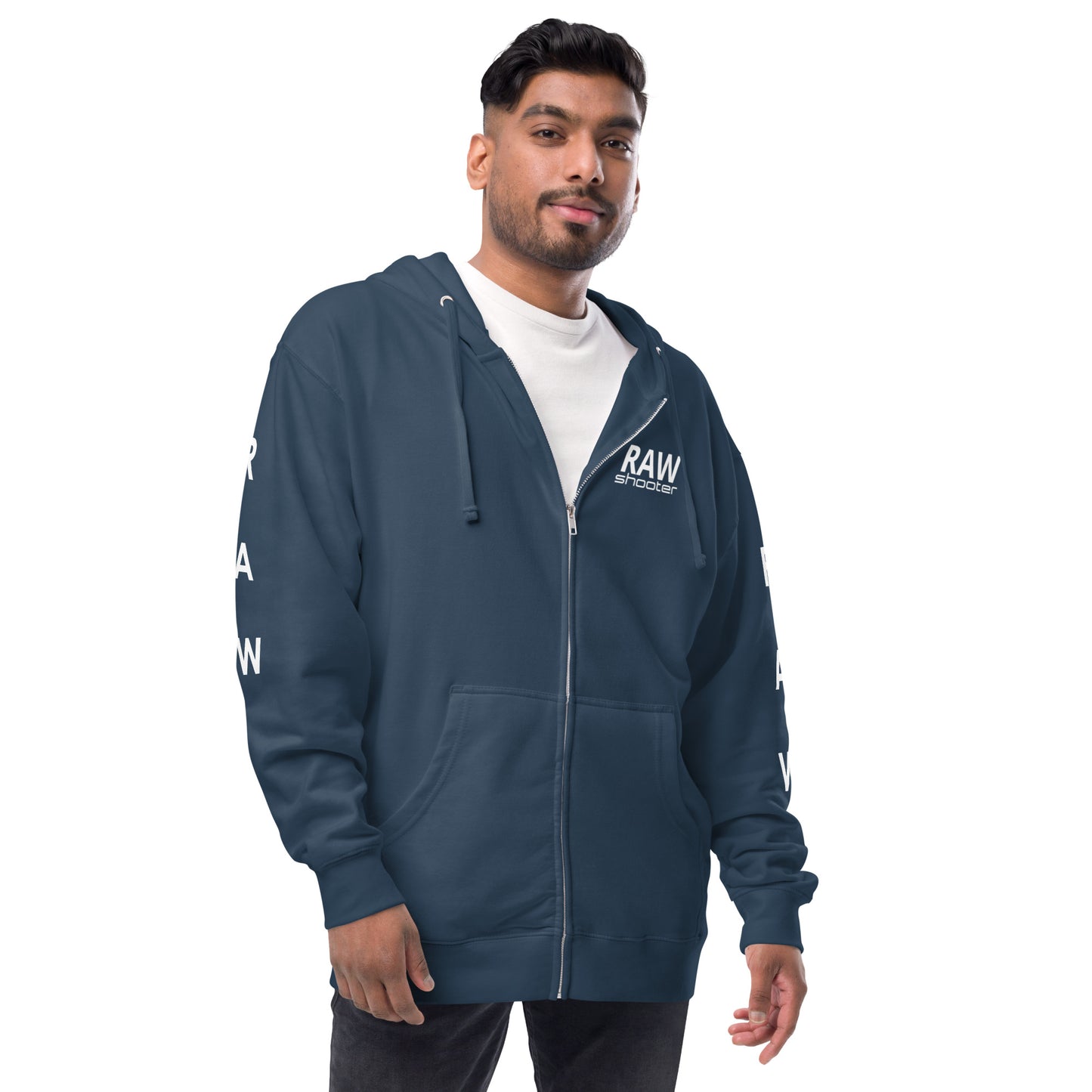 Sweat à capuche unisexe zippé en polaire