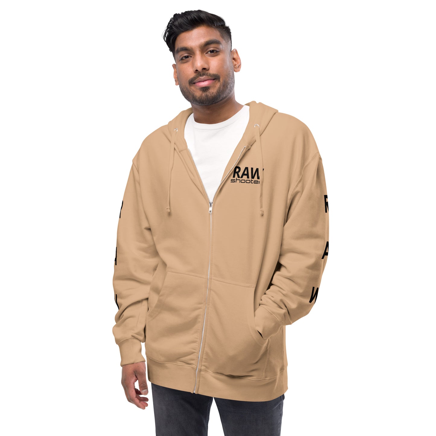 Sweat à capuche unisexe zippé en polaire