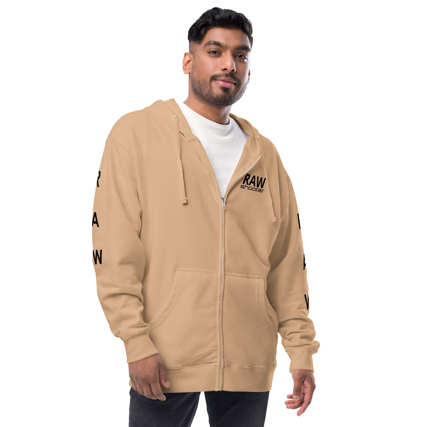 Sweat à capuche unisexe zippé en polaire