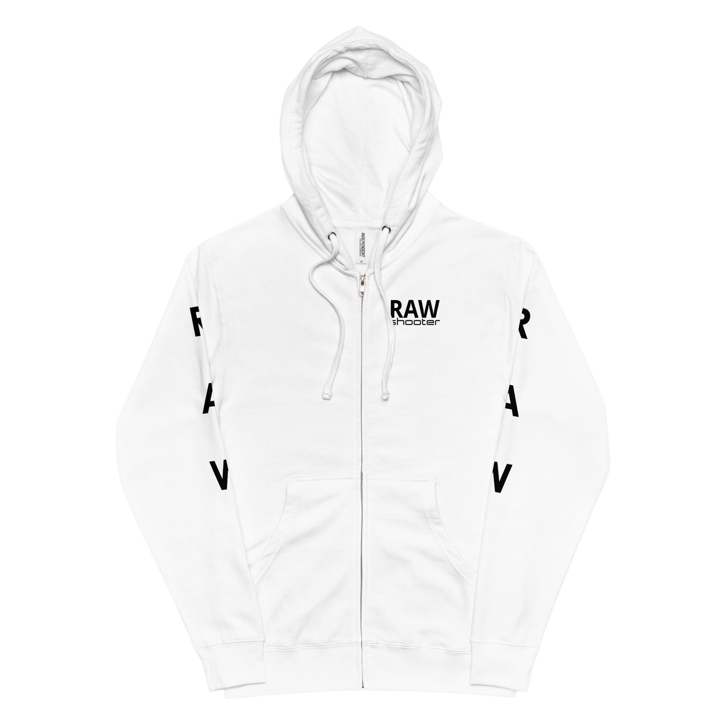 Sweat à capuche unisexe zippé en molleton