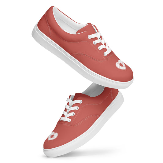 Chaussures en toile à lacets pour femme