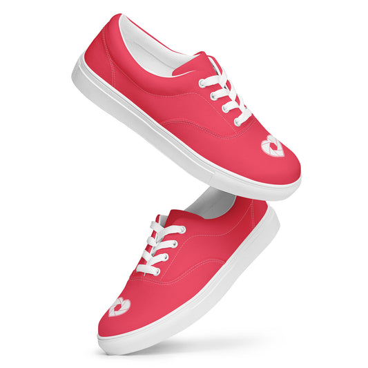 Chaussures en toile à lacets pour femme