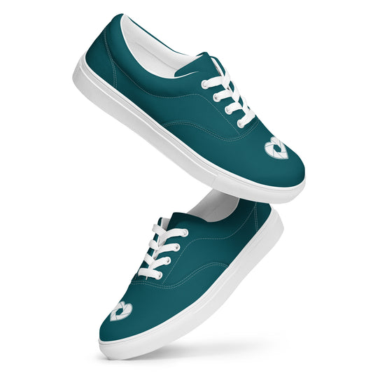 Chaussures en toile à lacets pour femme