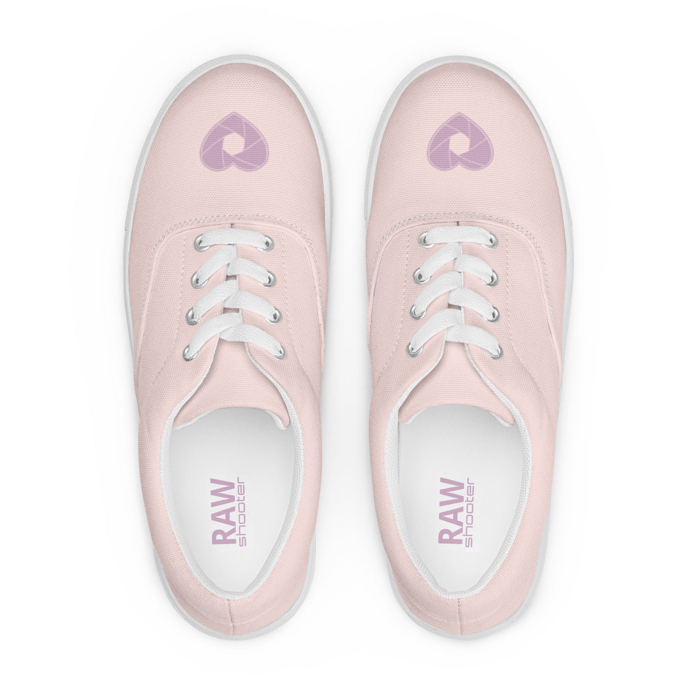 Chaussures en toile à lacets pour femme