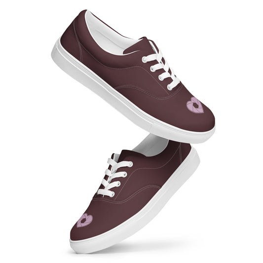 Chaussures en toile à lacets pour femme