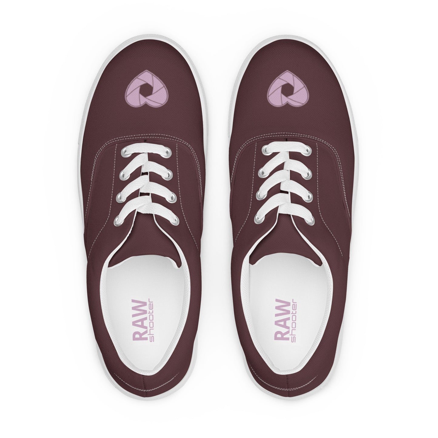 Chaussures en toile à lacets pour femme