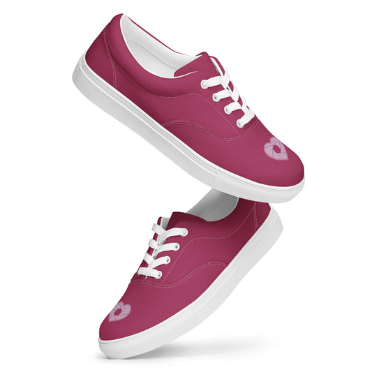 Chaussures en toile à lacets pour femmes