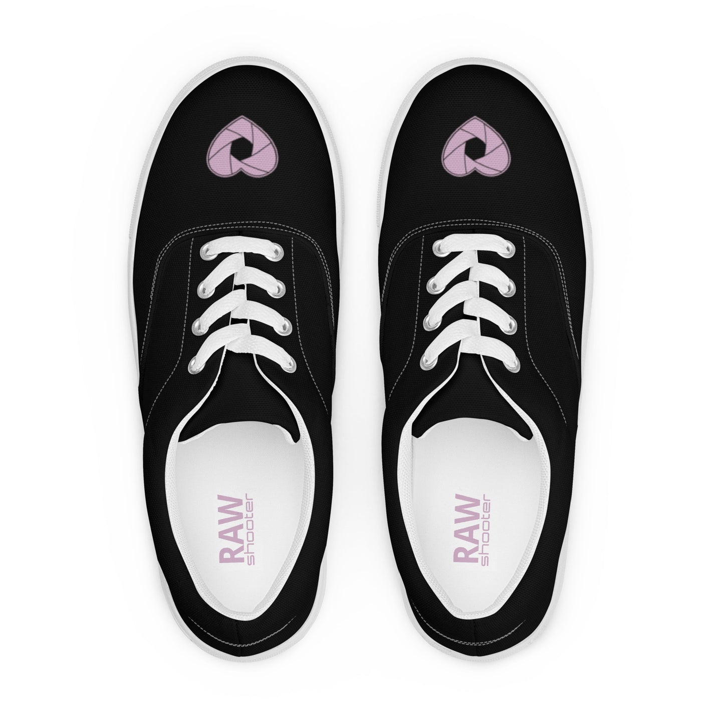 Chaussures en toile à lacets pour femmes