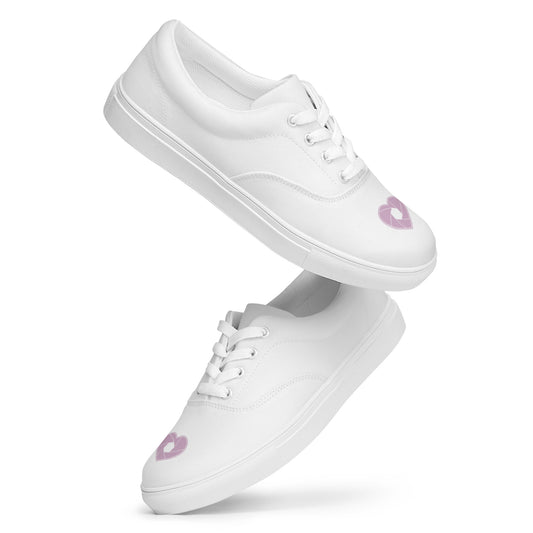 Chaussures en toile à lacets pour femmes