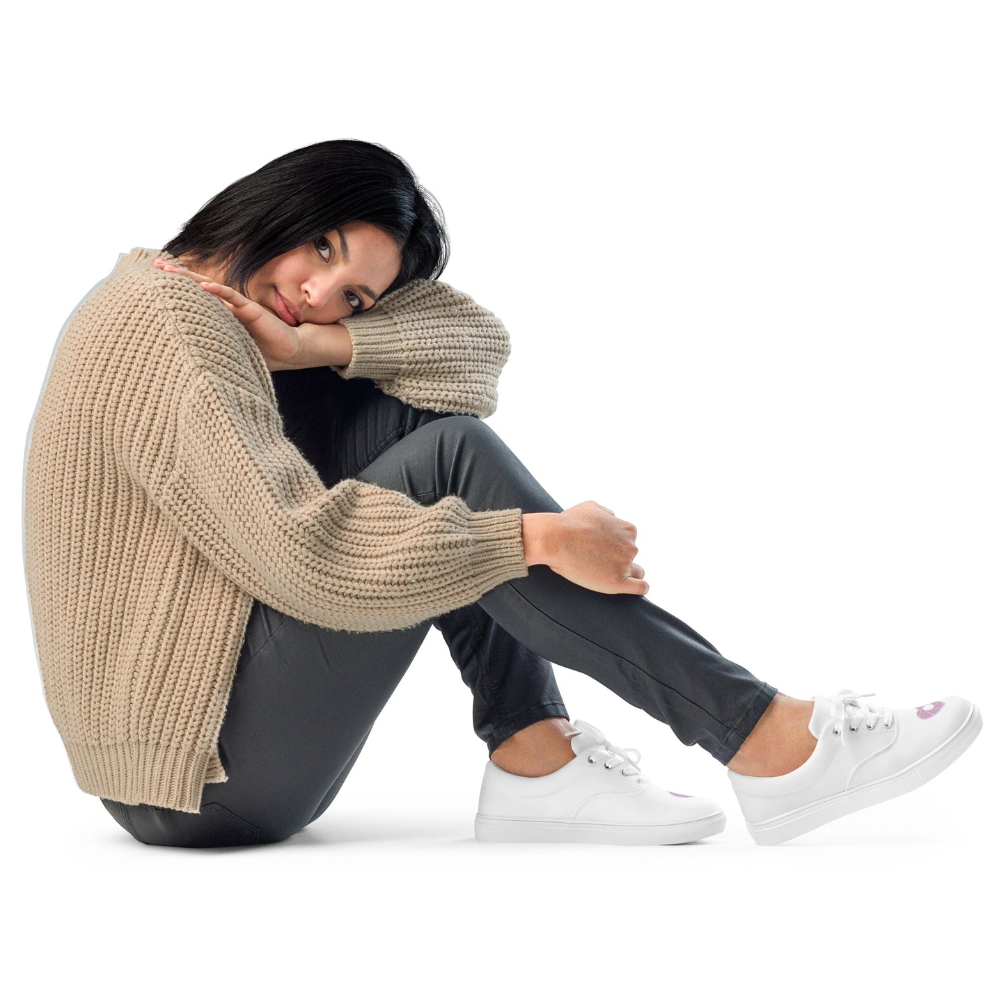 Chaussures en toile à lacets pour femmes
