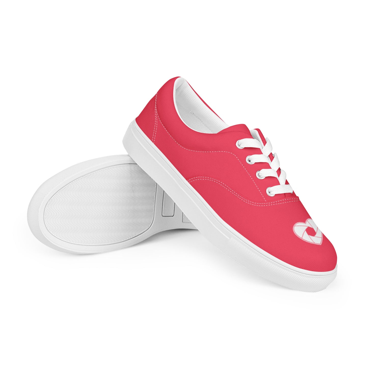 Chaussures en toile à lacets pour femme