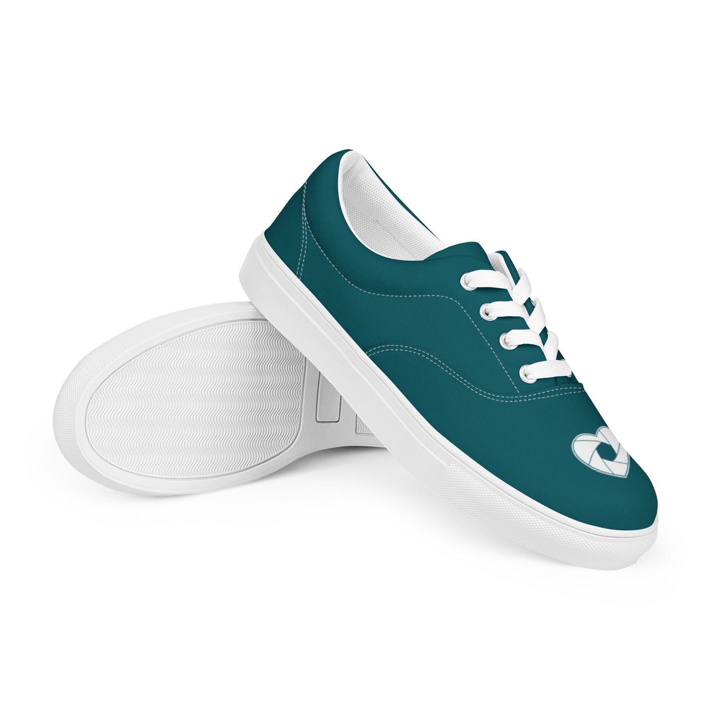 Chaussures en toile à lacets pour femme