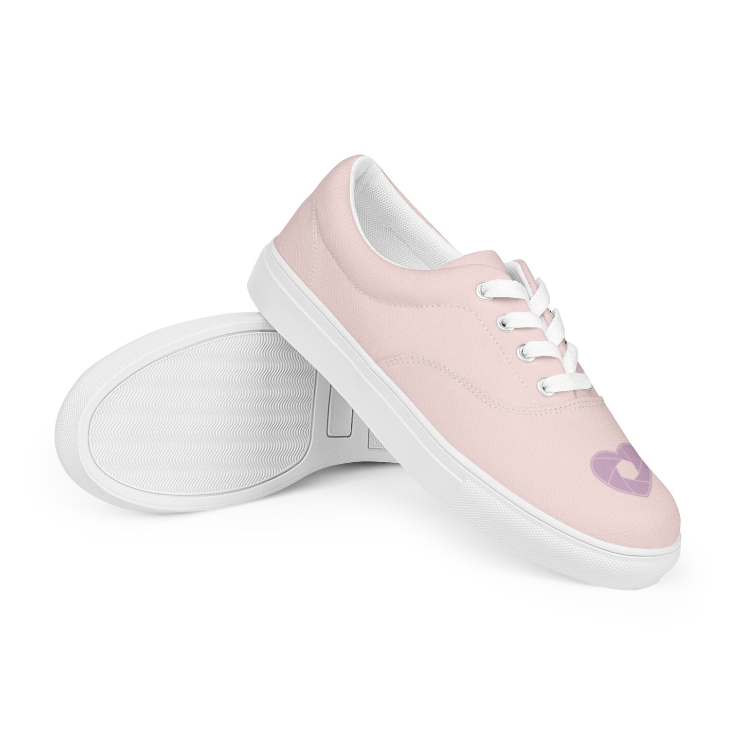 Chaussures en toile à lacets pour femme