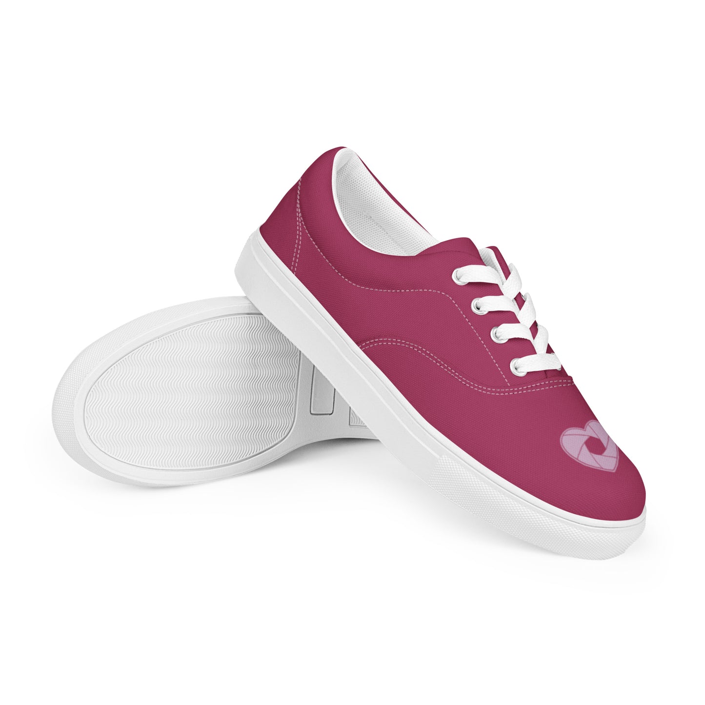 Chaussures en toile à lacets pour femmes