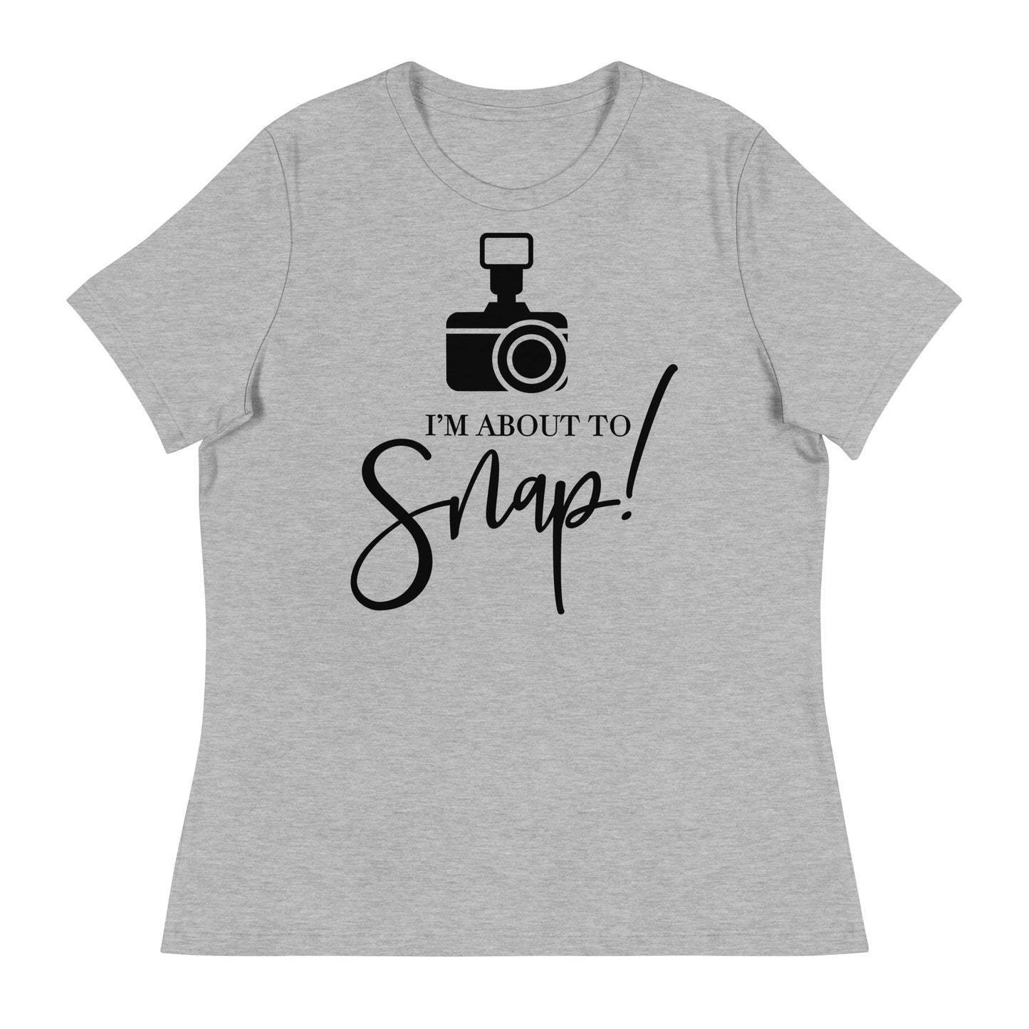T-shirts pour fille - Je suis sur le point de craquer - Logo noir