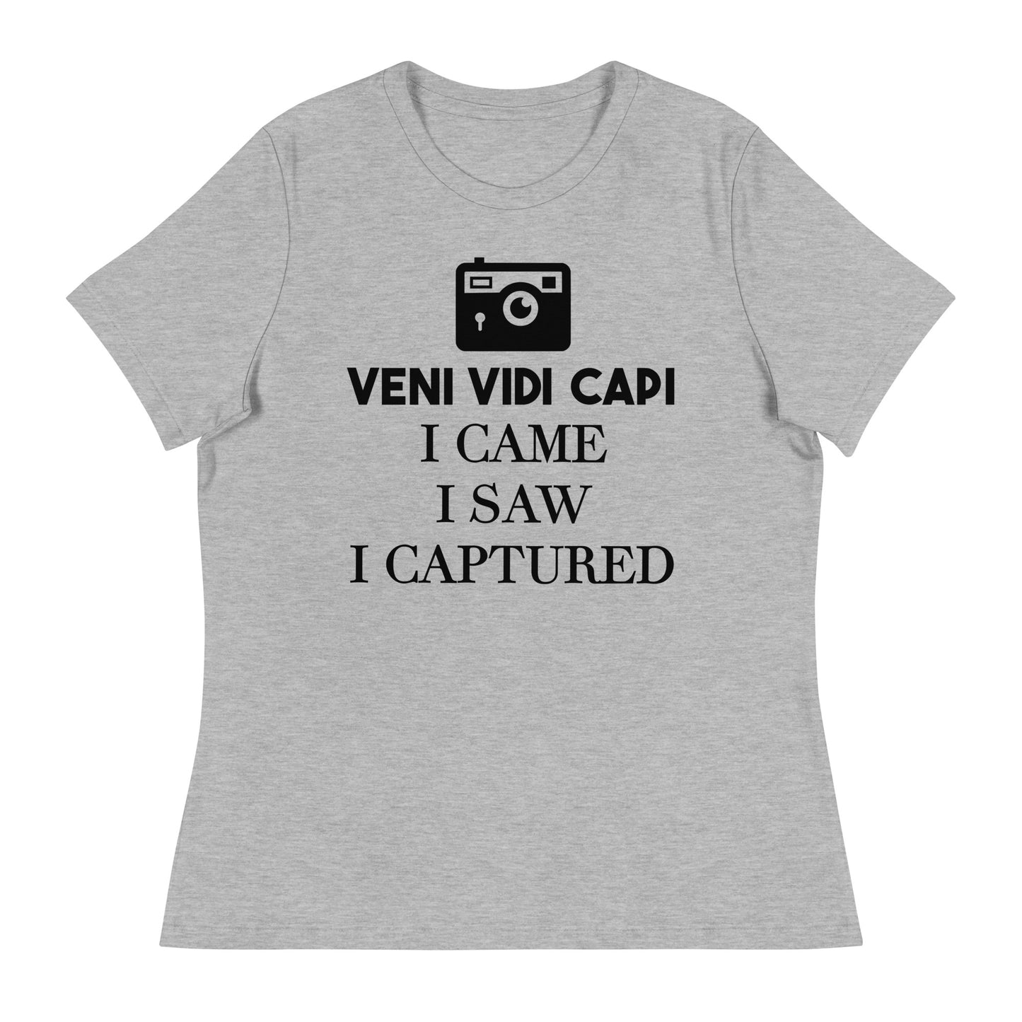 T-shirts fille - Je suis venu, j'ai vu - Logo noir